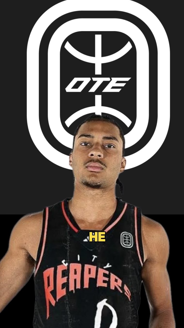 Micah Tucker in an Overtime Elite City Reapers jersey