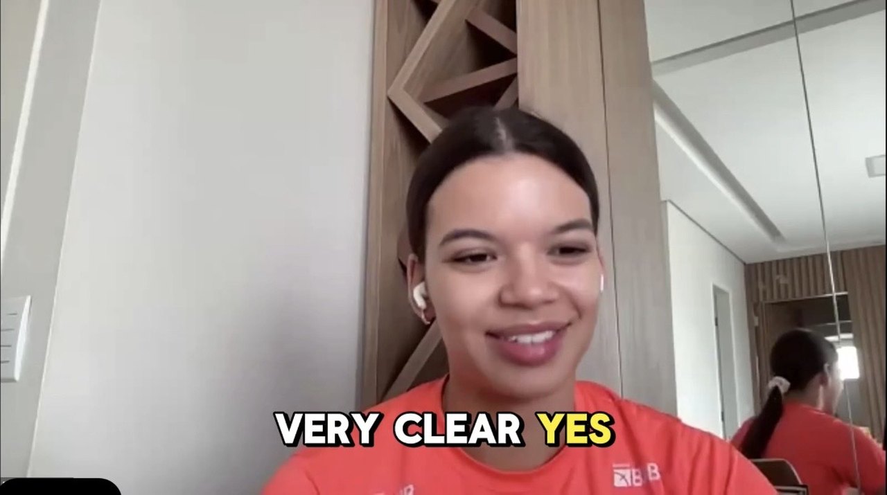 A virtual client on a video call talking about training in the Consistent Shooter System