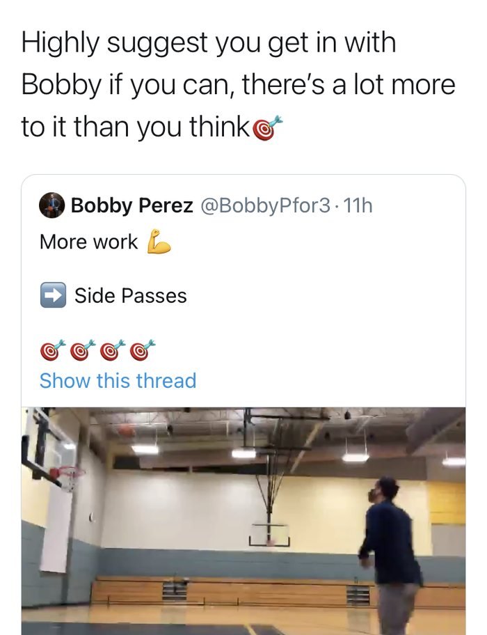 Public post: highly suggest you get in with Bobby if you can, there's a lot more to it than you think