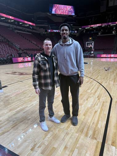 Bobby Perez with Chauncey Wiggins at Florida State